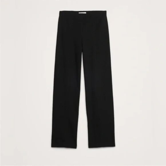 NWT Banana Republic Black High Rise Straight Everywhere Ponte Pants - Picture 4 of 7